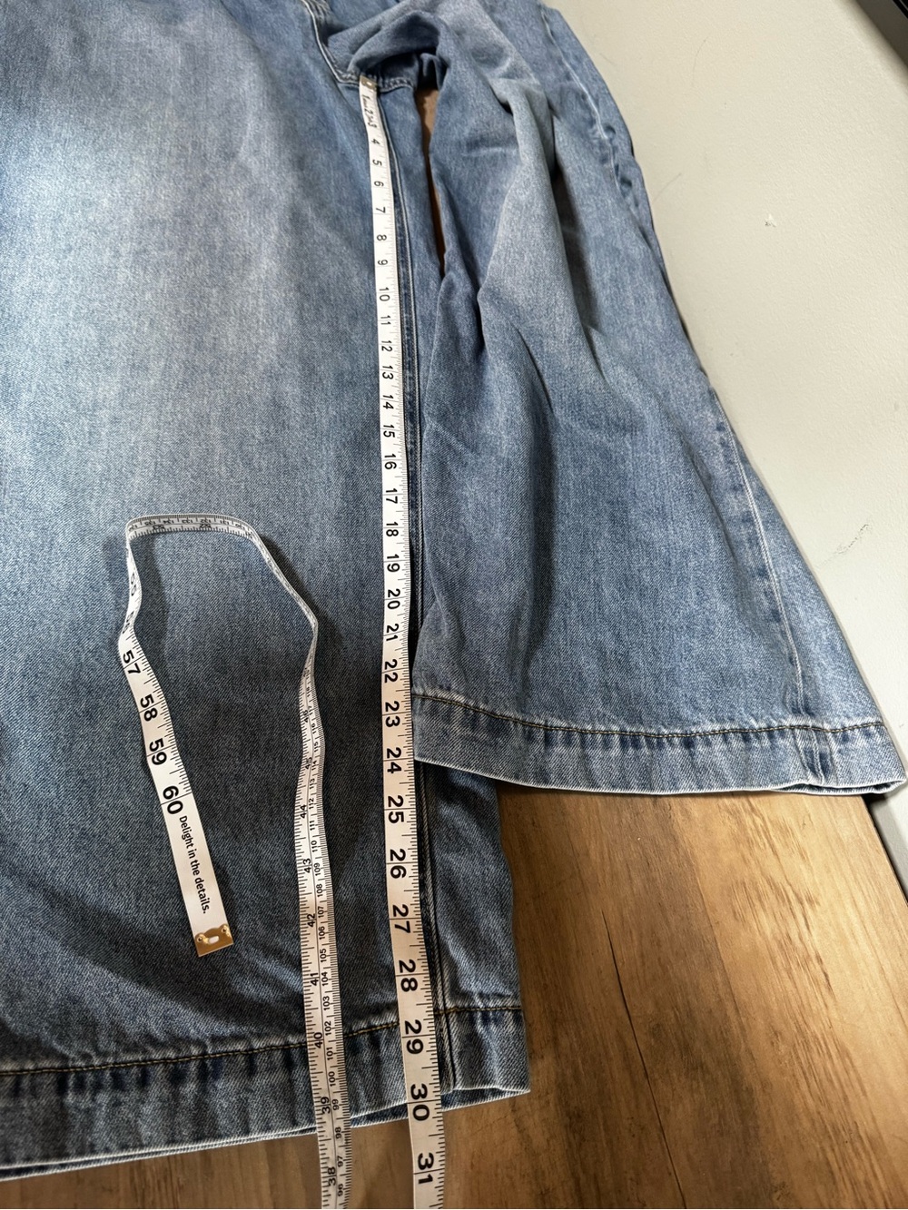 Scotch & Soda Light Blue Wide-Leg Denim Jeans - Picture 9 of 11